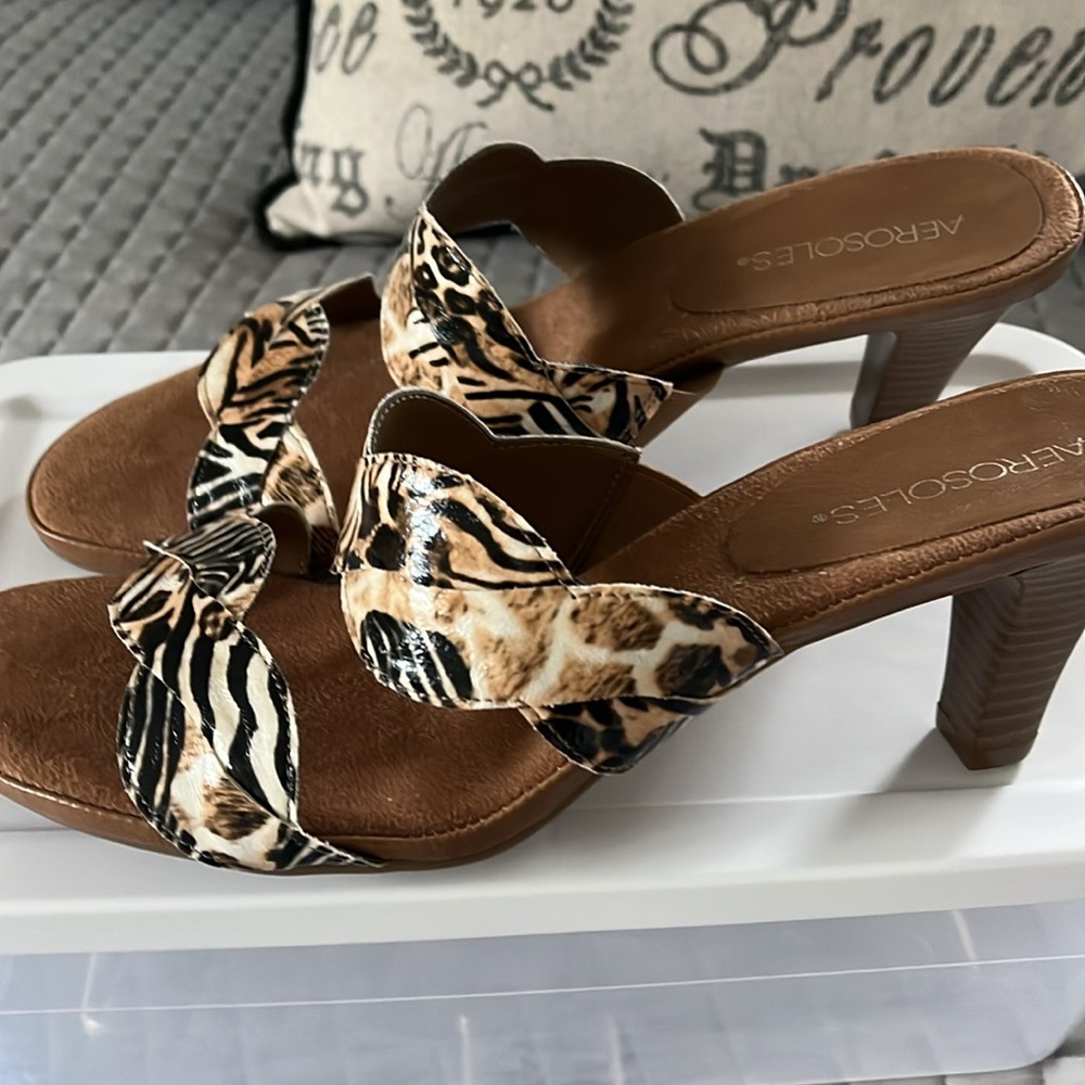 Animal Print Women's Sandal - Picture 4 of 12